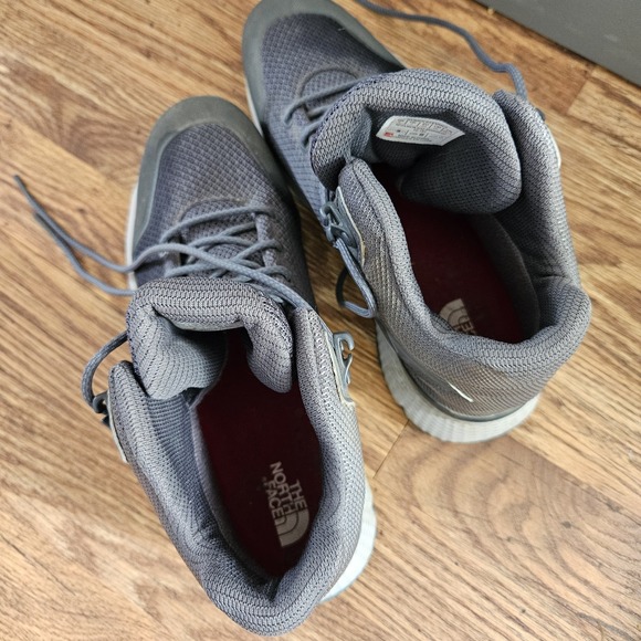 THE NORTH FACE Women Mid Lace Insulated Waterproof Boots Sz 9 Hydra Seal Grey - Picture 3 of 12